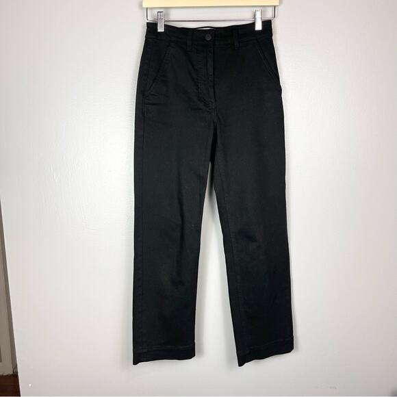 Everlane Cropped Straight Jeans Woman’s size 0 Black - Picture 1 of 7